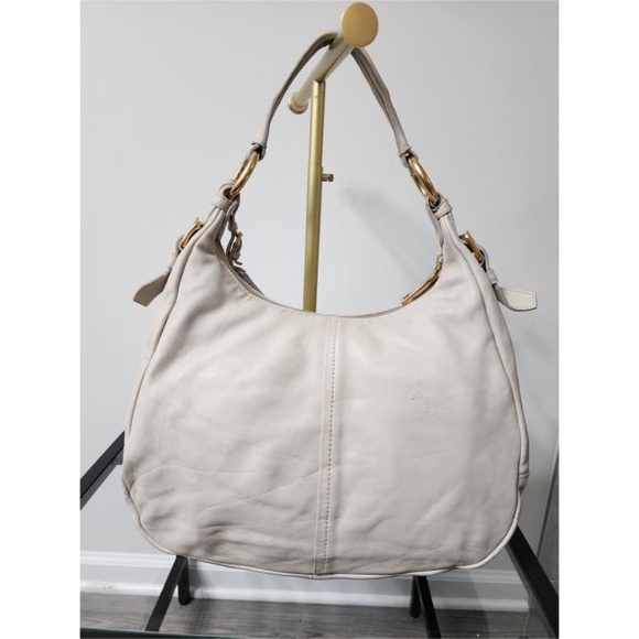 Authentic Prada Vitello Daino Leather Hobo Bag Off-White - Picture 4 of 14